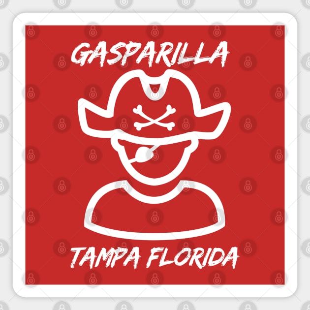 Gasparilla Version 2 Magnet by AllThingsTees